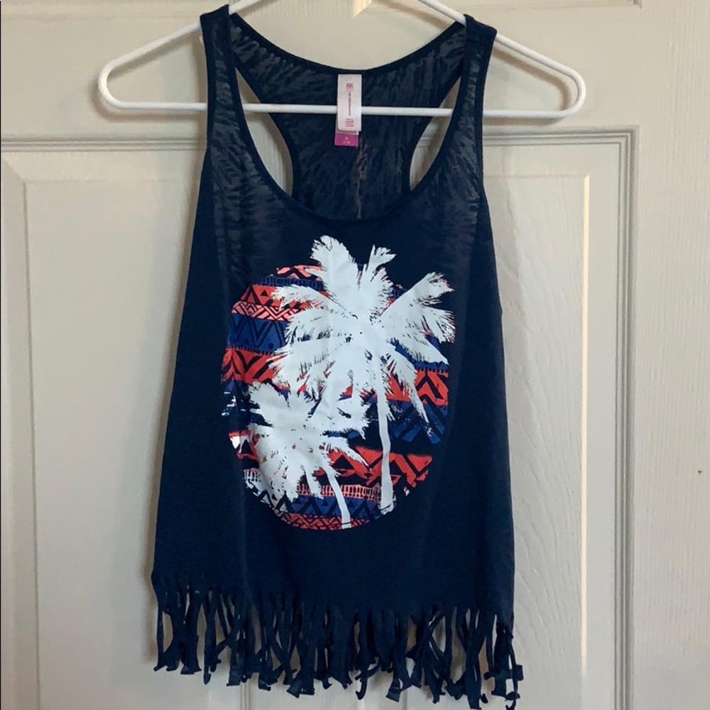 Flared tank top